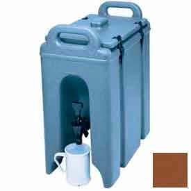 Cambro 250LCD131 - Camtainer Beverage Carrier Insulated 2-1/2 Gal. 16-1/2x9x18-3/8 Dark Brown 250LCD131