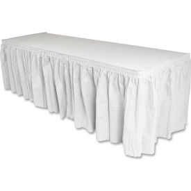 Genuine Joe® GJO11915 Pleated Table Skirt 14'L x 29