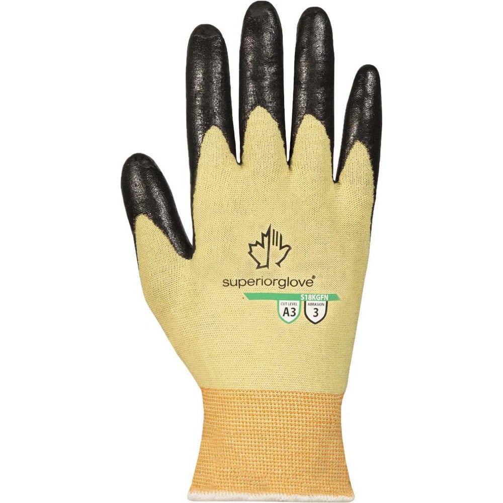 Cut & Puncture Resistant Gloves, Coating Material: Foam Nitrile , Coating Coverage: Palm & Fingertips , Glove Type: Cut-Resistant  MPN:S18KGFN-10