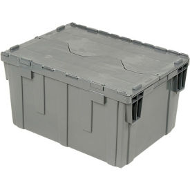 GoVets™ Plastic Shipping/Storage Tote W/Attached Lid 28-1/8