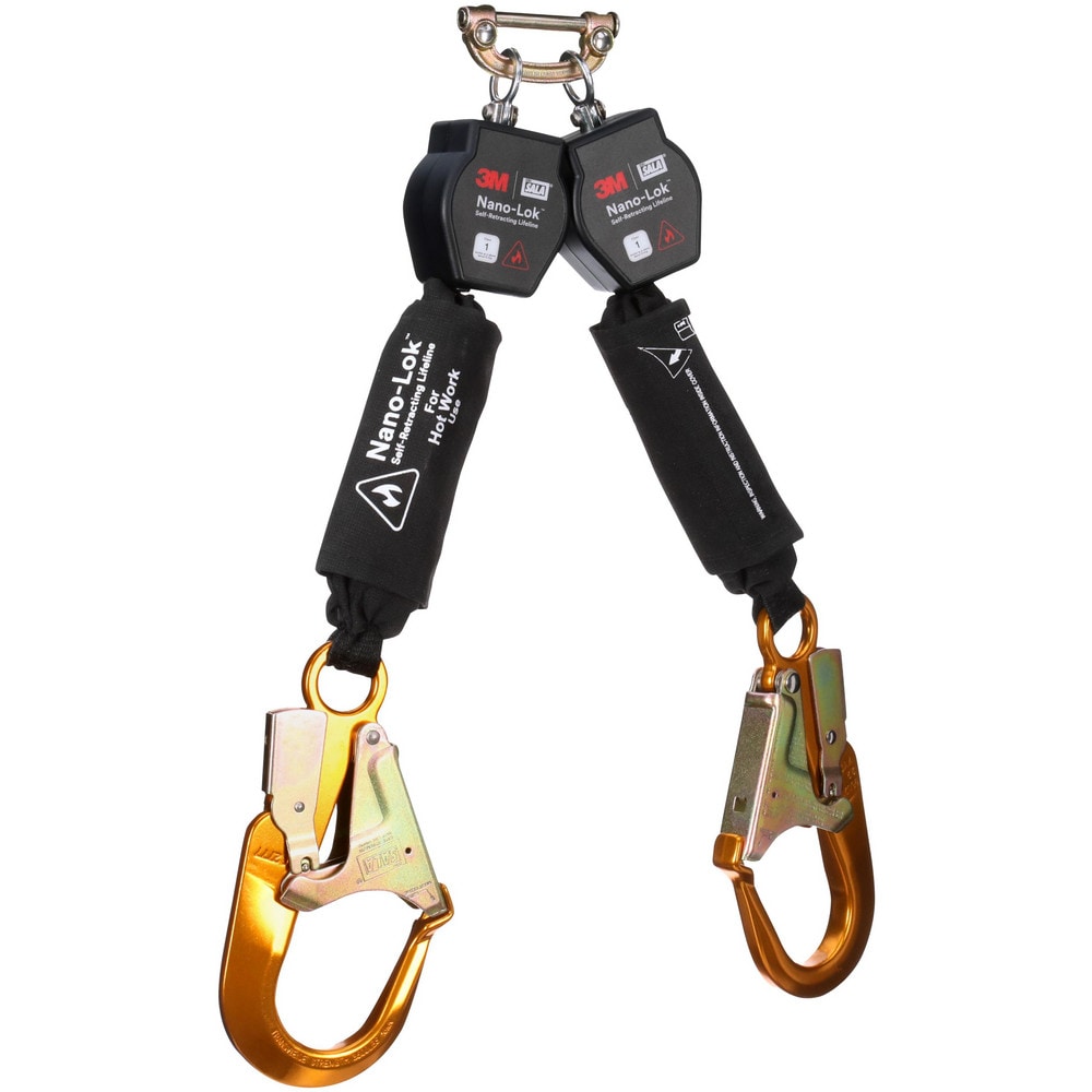 Self-Retracting Lanyards, Lifelines & Fall Limiters, Length (Feet): 6.000 , Housing Material: Thermoplastic , Unit Connector: Single Pin Connector  MPN:7012818548