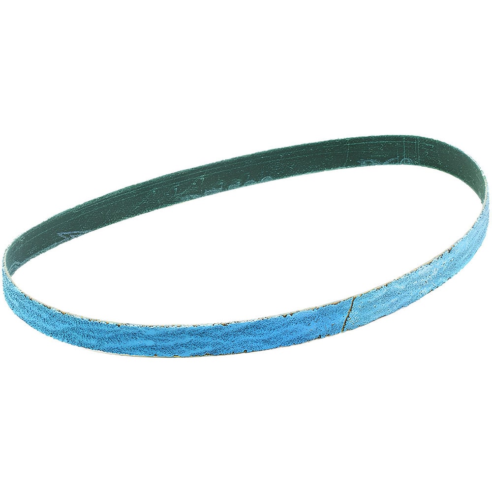 Abrasive Belts, Belt Width (Inch): 1/2 , Belt Length (Inch): 18 , Grit: 60 , Abrasive Type: Coated , Abrasive Material: Zirconium Blend  MPN:14D036