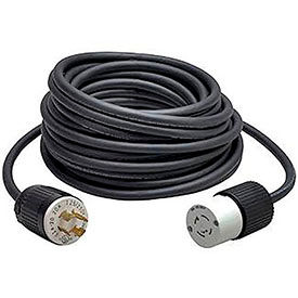 CEP 1030 100 10/3 SOW Rubber Extension Cord 30A 250V (NEMA L6-30) 1030