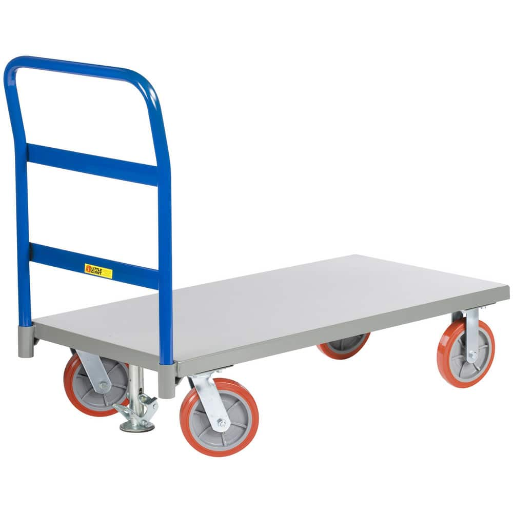 Bar, Panel & Platform Trucks, Type: Heavy-Duty Platform Truck , Load Capacity (Lb. - 3 Decimals): 3600.000 , Body Material: Steel , Height (Inch): 40  MPN:NBB-2460-8PYFL