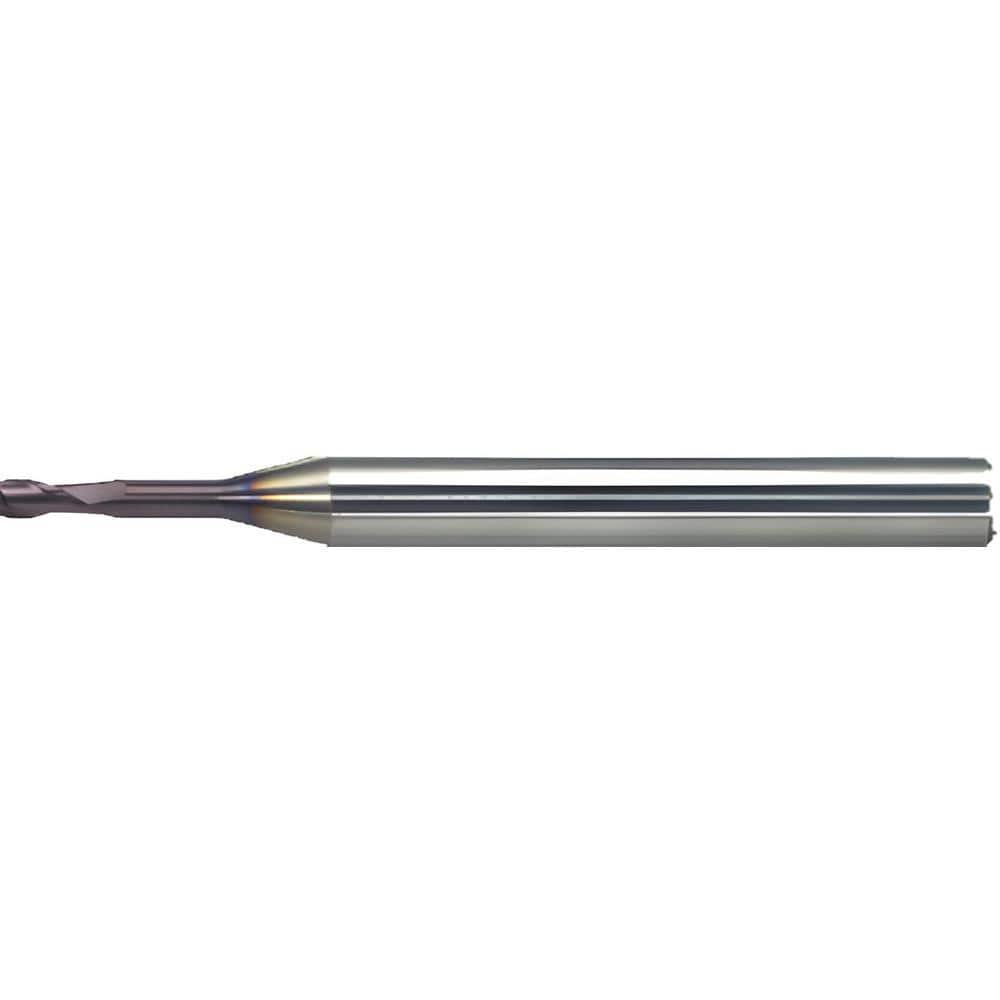 Square End Mills, Mill Diameter (Decimal Inch): 0.0315 , Mill Diameter (mm): 0.80 , Number Of Flutes: 2 , End Mill Material: Solid Carbide , End Type: Square  MPN:219070