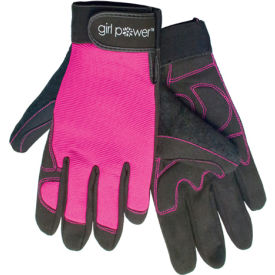 ERB® MGP100 Women's Mechanics Gloves Padded Palms S Hi-Viz Pink WEL28858PISM