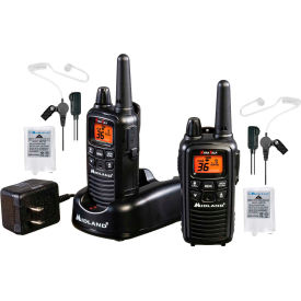 Midland® Business Radio Set W/ Headset Black Pack of 2 LXT600BB