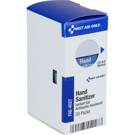 First Aid Only SmartCompliance Refill Hand Sanitizer Packets 20 Per Box FAE-4027