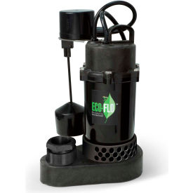 Eco-Flo SPP50V Submersible Sump Pump Thermoplastic 1/2 HP 58 GPM SPP50V