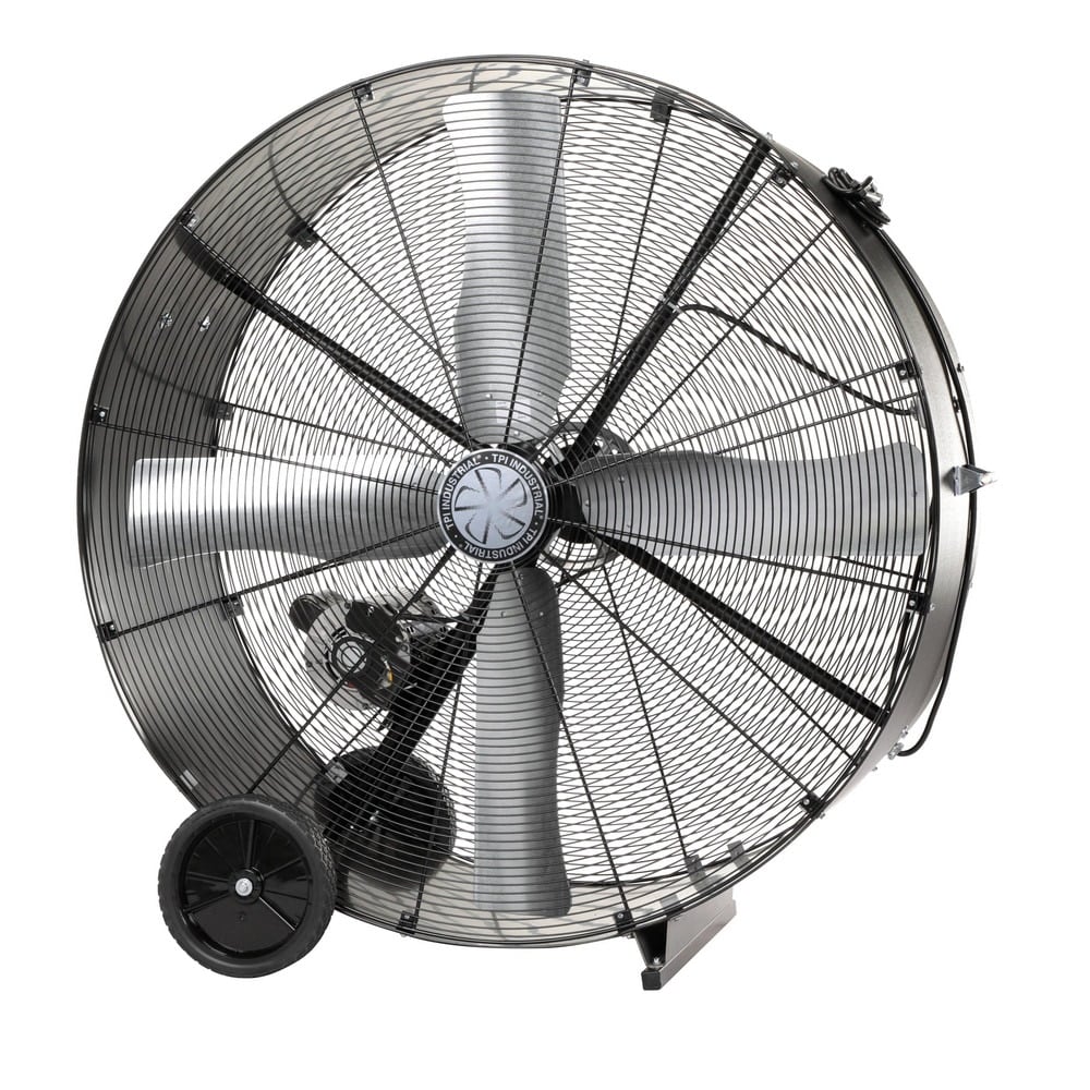 Blower Fans & Coolers, Blower Fan Type: Portable , Type: Steel Spiral Wire , Blade Length (Inch): 48 , Air Flow: 14400CFM , Drive Type: Belt  MPN:PBX48B