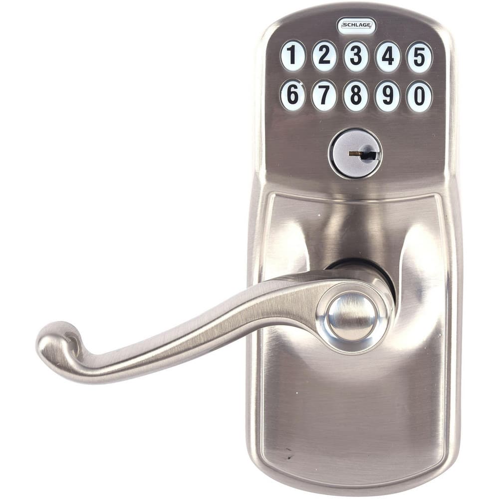 Lever Locksets, Lockset Type: Entrance , Key Type: Keyed Different , Back Set: 2-3/4 (Inch), Cylinder Type: Conventional , Material: Metal  MPN:FE575 PLY619FLA