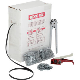 Pac Strapping Polypropylene Kit w/ Tensioner/Sealer & Seals 9000'L x 1/2