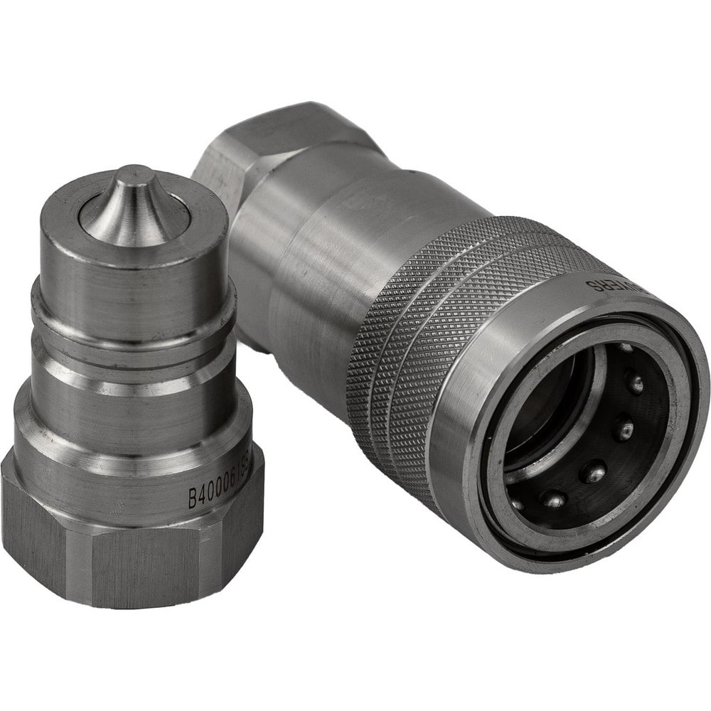 Hydraulic Hose Fittings & Couplings, Type: Hydraulic Coupler , Fitting Type: Male and Female , Hose Inside Diameter (Decimal Inch): 1.0000  MPN:B40006SS