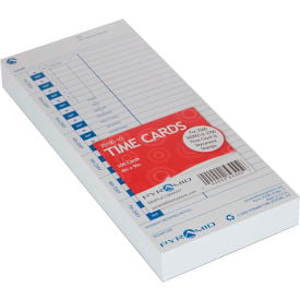 Time Cards for Time Clock Document and Job Recorder Pack of 100 35100-10