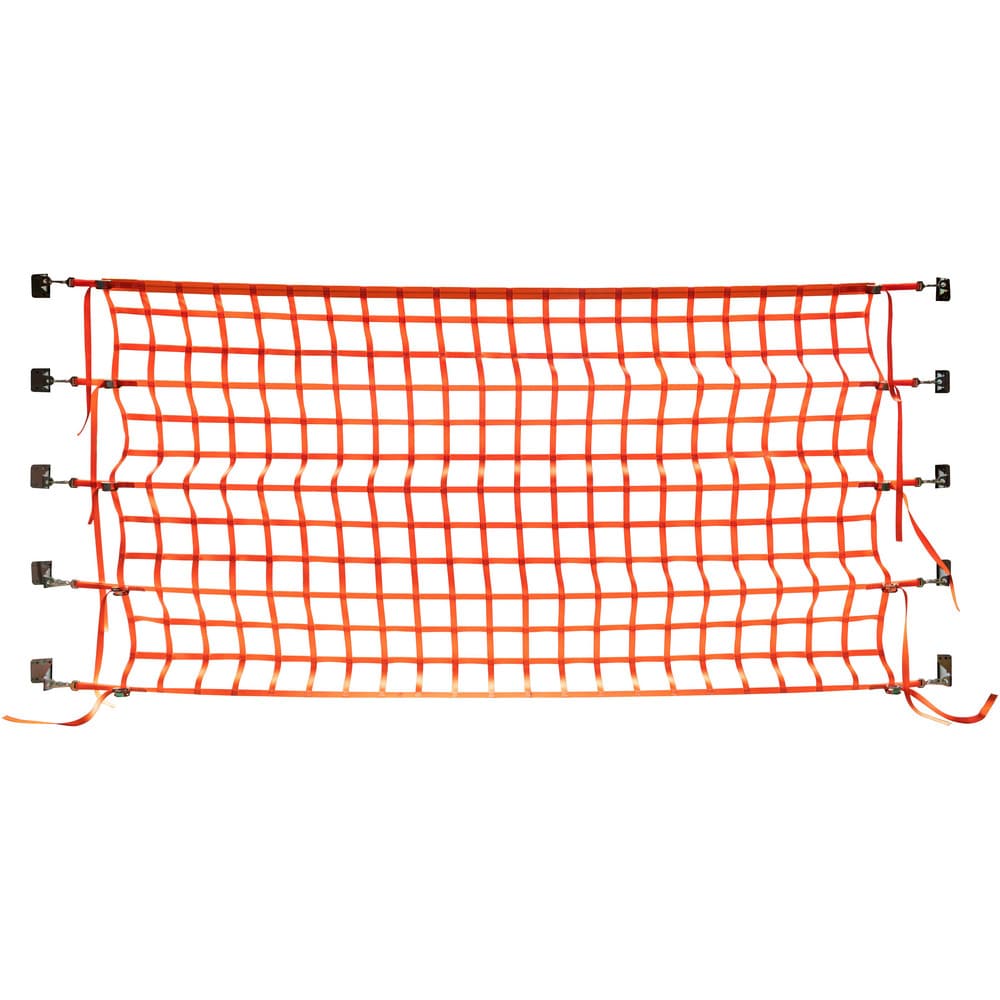 Multi-Purpose Fence & Net, Type: Loading Dock Safety Netting , Mesh Size: 6 in , Color: Safety Orange , Material: Polyester  MPN:OHPW68-B