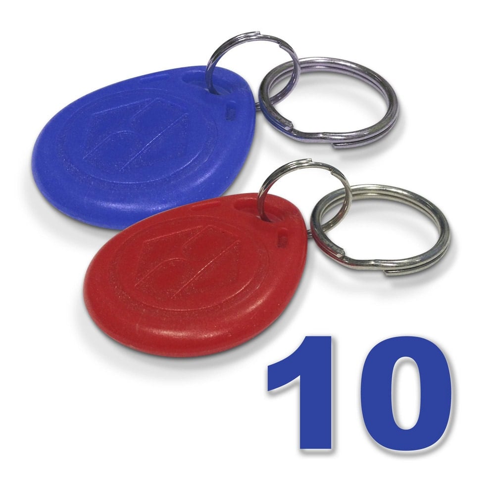 Time Cards & Time Clock Accessories, Type: RFID Key Fob , For Use With: uAttend Cloud Connected Clocks JR2000, BN6000N, BN6500N, DR2000, DR2500  MPN:RKF10