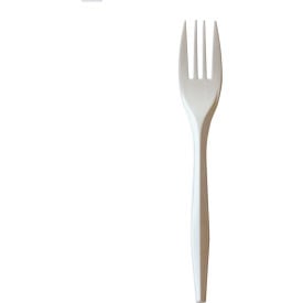 Boardwalk® Mediumweight Forks Polypropylene White 1000/Carton BWKFORKPPMW