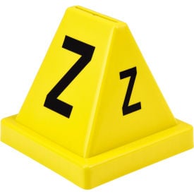 GoVets™ Lettered Cones A-Z Yellow 590412