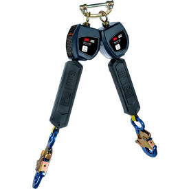 3M™ DBI-SALA Nano-Lok Twin-Leg Self Retracting Lifeline W/Swivel Snap Hook 4.391 lb. 6 Ft. 3100547