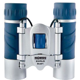 Konus 2023 Explo 8x21mm Binoculars Central Focus Ruby Coating Blue/Silver 2023******