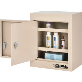 GoVets™ Small Narcotics Cabinet Double Door/Double Lock 12