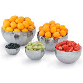 Vollrath® Fluted Double-Wall Insulated Serving Bowls 47688 6.9 Quart Round - Pkg Qty 2 47688