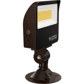 Lithonia Lighting ESXF1 Floodlight Adj. CCT - 3000K 4000K 5000K - Knuckle & Yoke Dark Bronze ESXF1 ALO SWW2 KY DDB M2