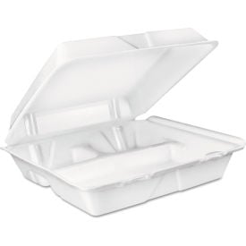 Dart® Foam Container w/ 3 Compartment 9-3/8