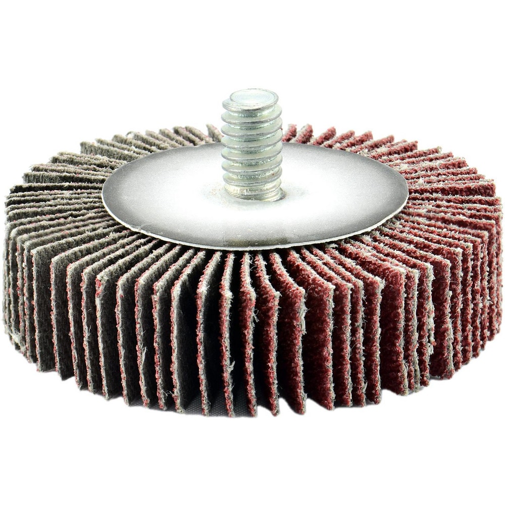 Mounted Flap Wheels, Mount Type: Shank , Outside Diameter (Decimal Inch): 3 , Face Width (Inch): 1/2 , Abrasive Type: Coated  MPN:12319