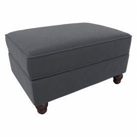 Bush Business Furniture Coventry Bun Foot Storage Ottoman Dark Gray CVO34BDGM-Z