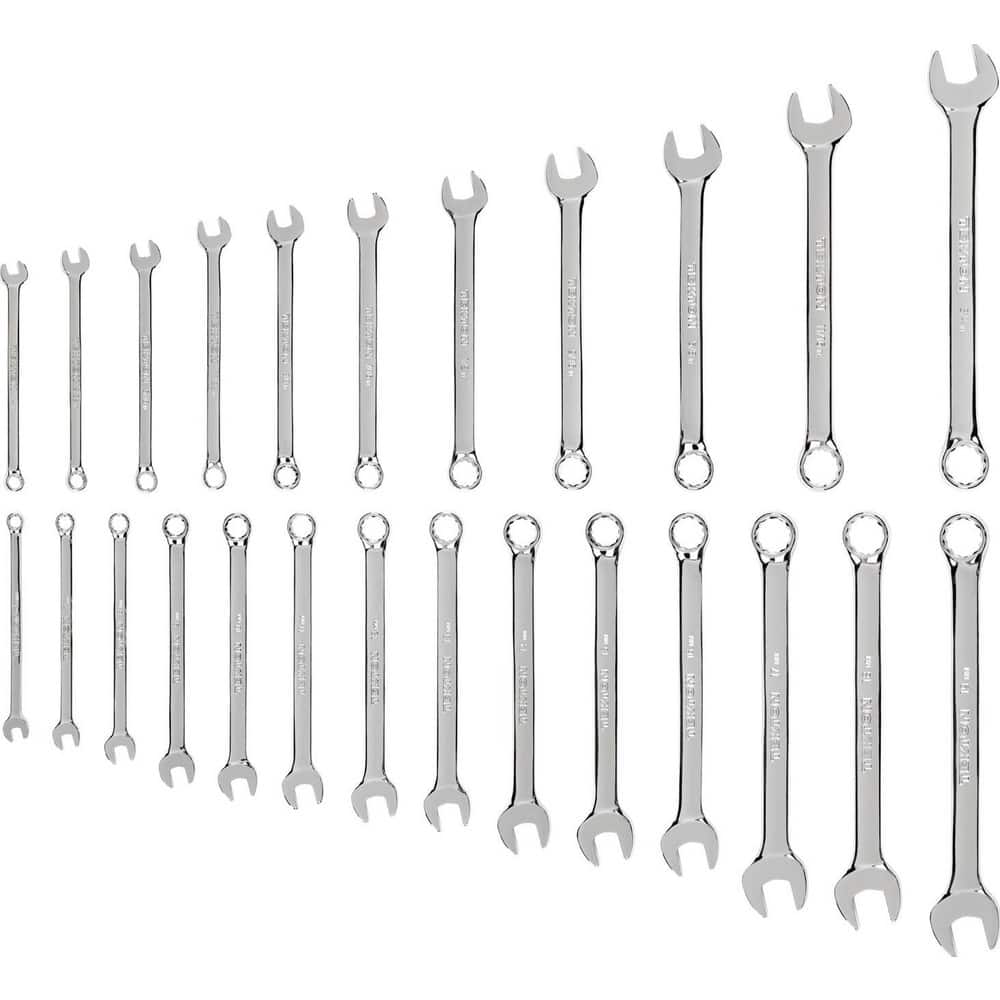 Wrench Sets, Tool Type: Combination Wrench Set , Set Type: Combination Wrench Set , System Of Measurement: Inch & Metric , Size Range: 6 mm - 19 mm  MPN:WCB90305
