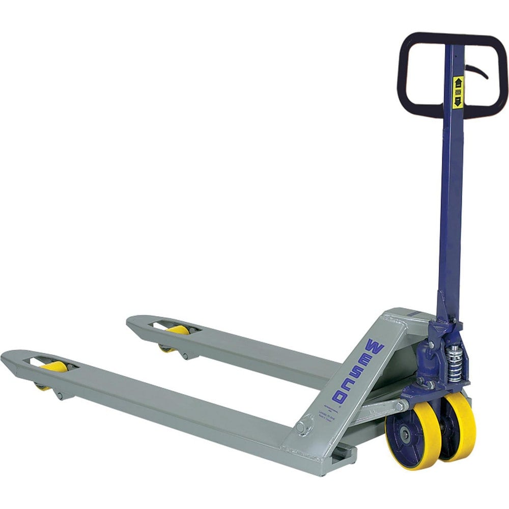 Pallet Trucks/Jacks, Type: Deluxe Pallet Truck , Control Type: Hand , Load Capacity (Lb. - 3 Decimals): 5500.000 , Outside Fork Width: 21in  MPN:272736