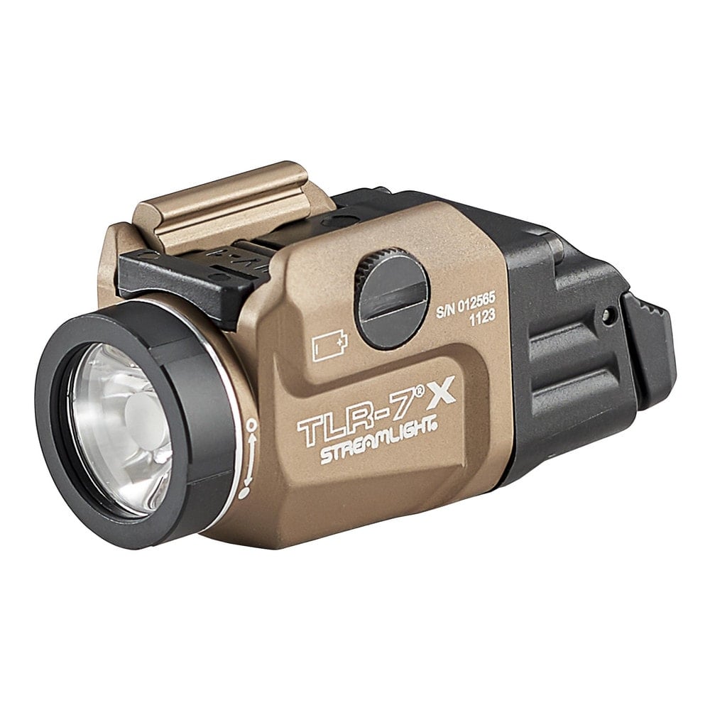 Weapon-Mounted Flashlights, For Use With: Select Railed Compact and Full Size Handguns , Bulb Type: LED , Lumens: 500 , Laser Sight: No Laser Sight  MPN:69456