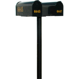 The Hanford Twin Post With No Support Brace Or Base & E1 Economy Mailbox HPNS2-000-E1