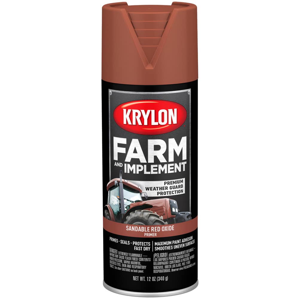 Spray Paints, Product Type: Spray Paint , Type: Farm & Implement Paint , Color: Red Oxide , Color Family: Red , Container Size (oz.): 12.000  MPN:K01951008