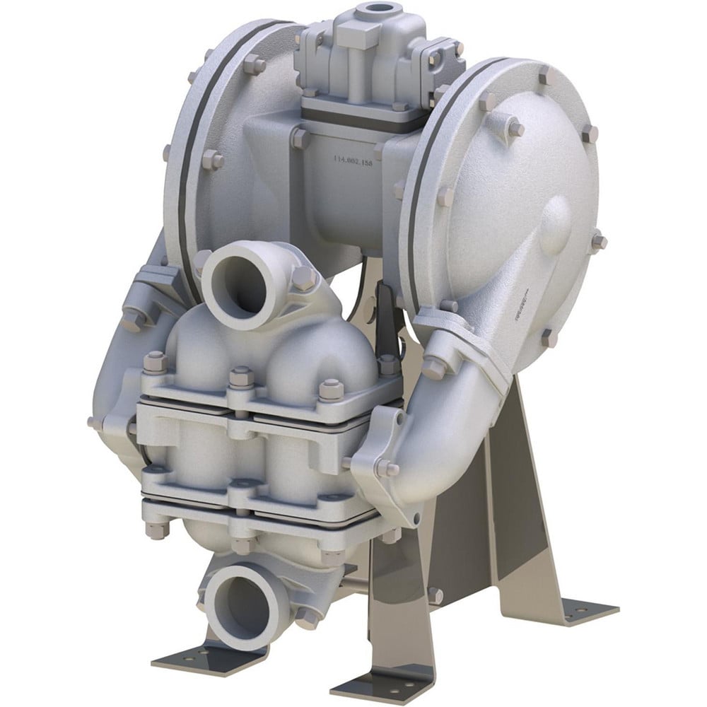 Air-Operated Diaphragm Pumps, Maximum Flow Rate (Gpm - 2 Decimals): 135.00 , Maximum Working Pressure: 125.000 , Thread Type: NPT , Inlet Size: 2in  MPN: