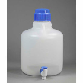 Bel-Art Autoclavable Carboy with Spigot 118460025 Polypropylene 10 Liters White 1/PK 11846-0025