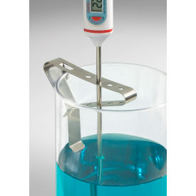 H-B Beaker Clip Liquid-in-Glass Thermometer Holder Multi-Probe Stainless Steel 4 Slots 614007100