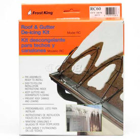 Frost King Roof Cable De-Icer 120V 60'L - Pkg Qty 6 RC60