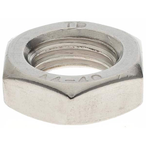 Hex Nut: M20 x 2.50, Grade 316 & Austenitic Grade A4 Stainless Steel, Uncoated MPN:A410339