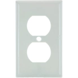 Sunlite® Duplex Receptacle Cover Plate 1-Gang White 50607-SU