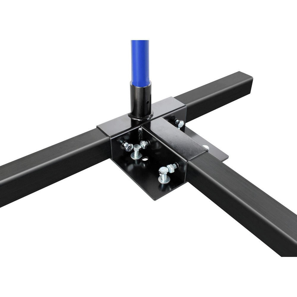 Framing Pipe Fittings & Connectors, Product Type: Center Plate w/Vertical Pipe , Material: Steel , Compatible Pipe Shape: Square , Coating/Finish: Epoxy  MPN:SQS-CENTERP