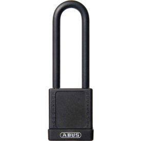 ABUS 74HB/40-75 Keyed Different Lockout Padlock Non-Conductive 3-Inch Shackle Black 09840 - Pkg Qty 8 09840