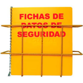 NMC RTK66SP Right To Know Center Economy No Backboard Yellow - Spanish RTK66SP