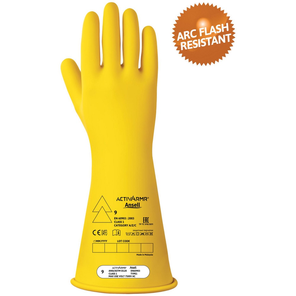 Electrical Protection Gloves & Leather Protectors, Glove Type: Electrical Protection Gloves, Rubber Voltage Gloves , Primary Material: Natural Latex Rubber  MPN:RIG114Y100