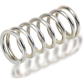 Compression Spring - 0.3 O.D. x .038 Wire Dia. - Music Wire - Zinc - USA - Pkg of 5 - Gardner 36049G 36049G