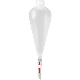 Bel-Art Polypropylene 250ml Squibb Pear-Shaped Separatory Funnel 148110000