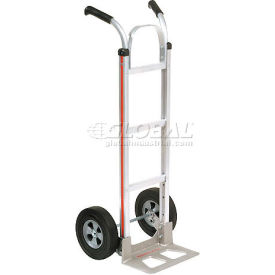 Magliner® Aluminum Hand Truck Double Handle Semi-Pneumatic Wheels 277022