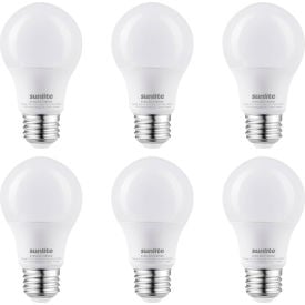 Sunlite® LED A19 Light Bulb E26 Base 11W 1100 Lumens 5000K Super White Pack of 6 81515-SU