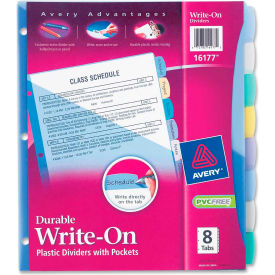 Avery Pocket Divider Write-on 8.5